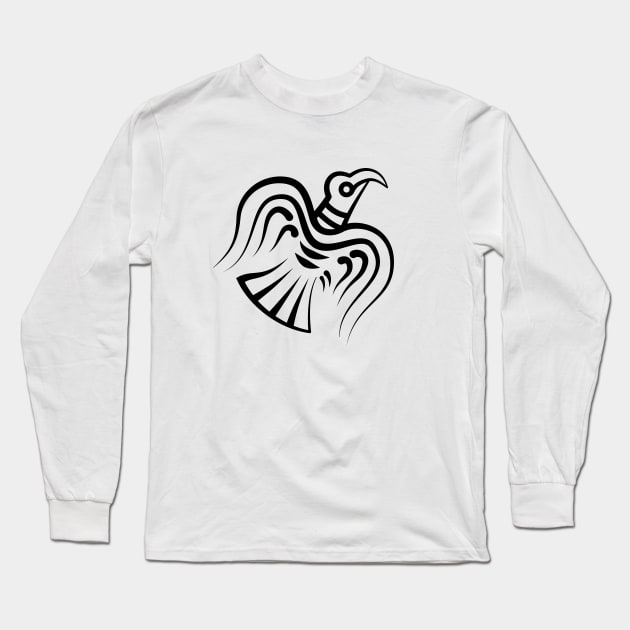 Viking Raven | Ragnar Long Sleeve T-Shirt by Time Nomads